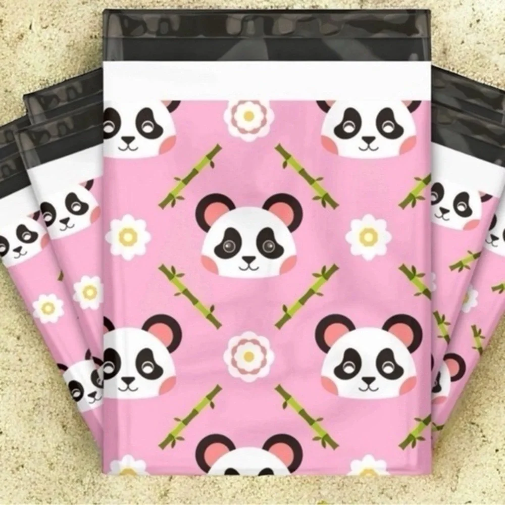 (10) 10x13 Panda Poly Mailers